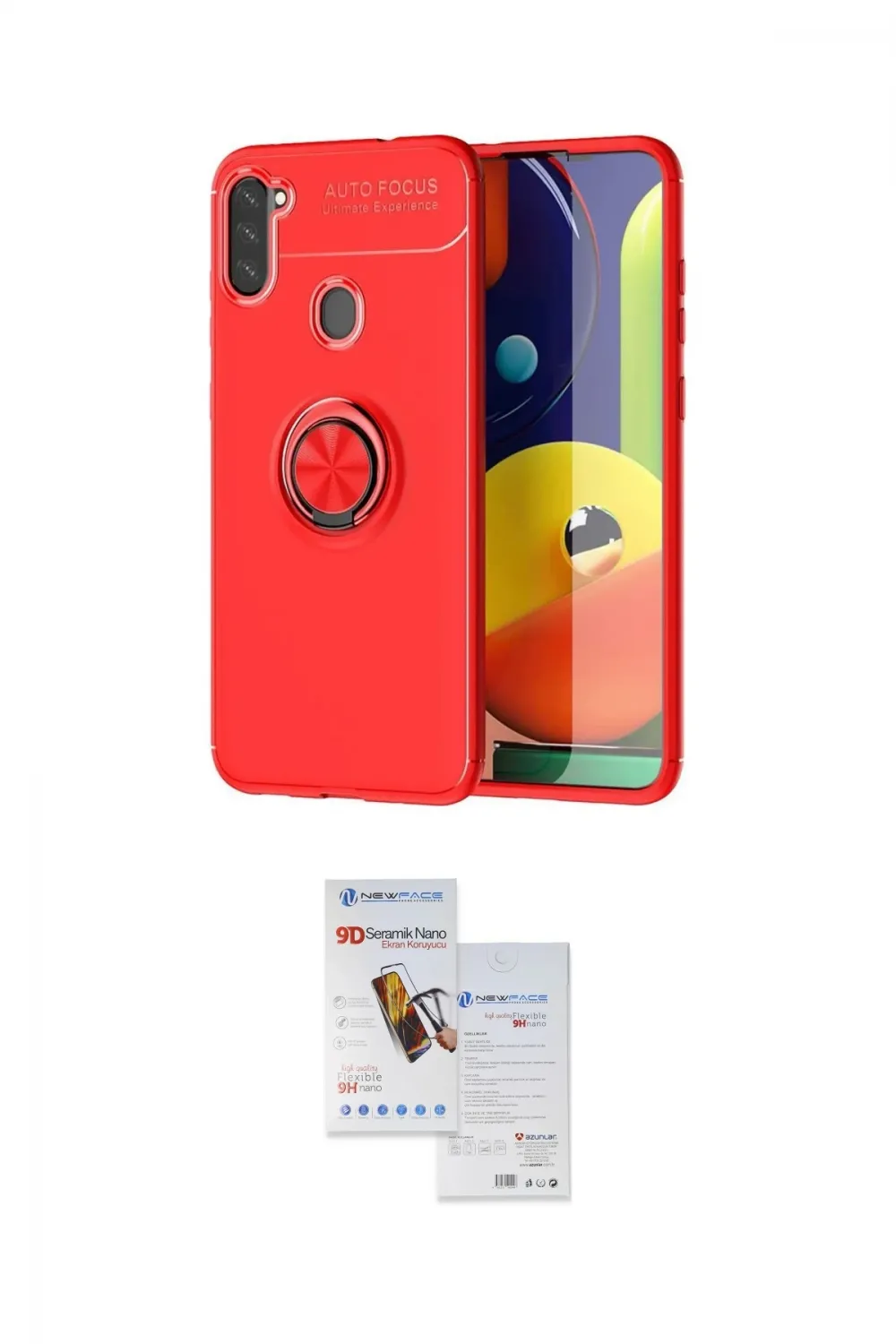 ieg™ Galaxy A11 Kılıf Yankı Form Prime - Siyah Seramik Nano Ekran Koruyucu