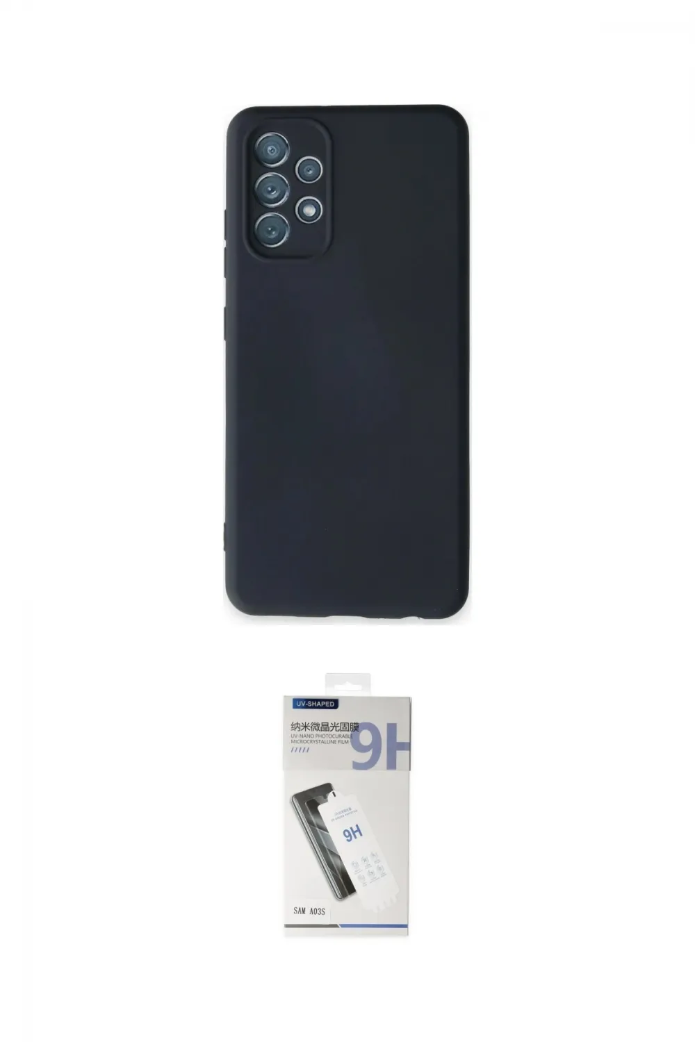 ieg™ Galaxy A13 4G Kılıf Ahenk Serisi - Şeffaf Uv Polymer Nano Ekran Koruyucu
