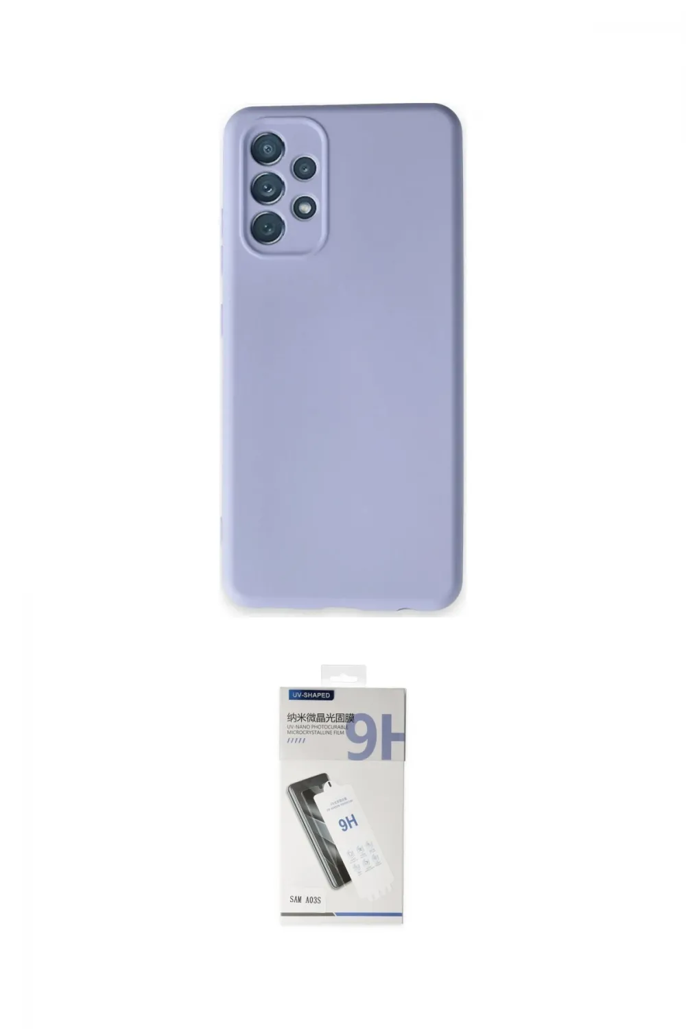 ieg™ Galaxy A13 4G Kılıf Ahenk Serisi - Şeffaf Uv Polymer Nano Ekran Koruyucu