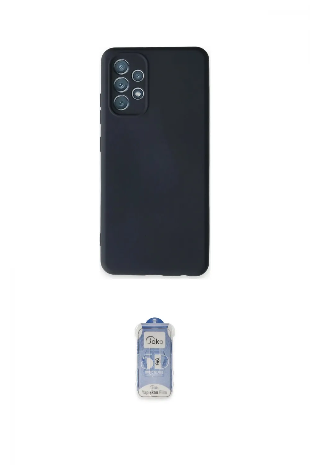 ieg™ Galaxy A13 4G Kılıf Ahenk Serisi - Siyah Joko Magic 5D Cam