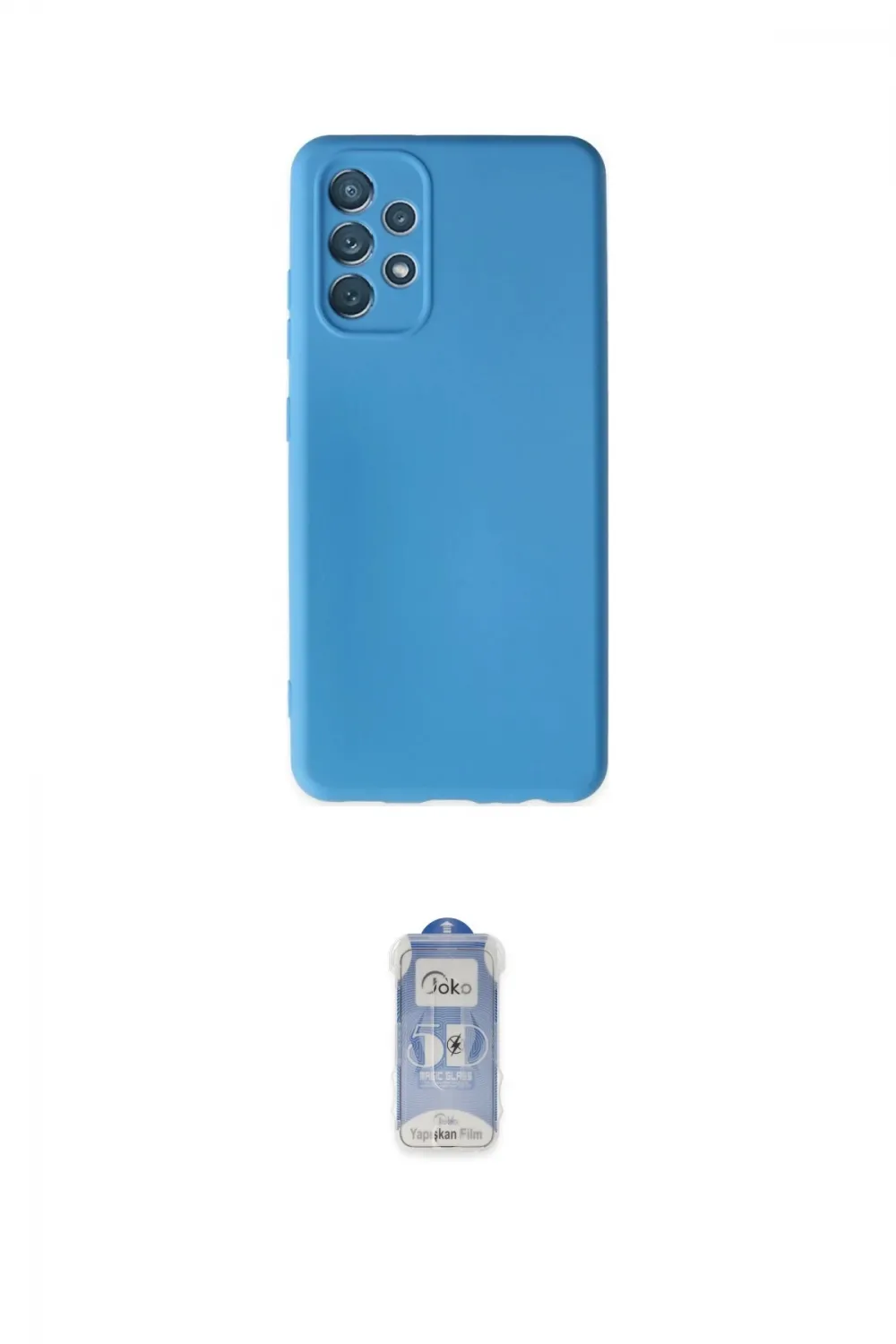 ieg™ Galaxy A13 4G Kılıf Ahenk Serisi - Siyah Joko Magic 5D Cam