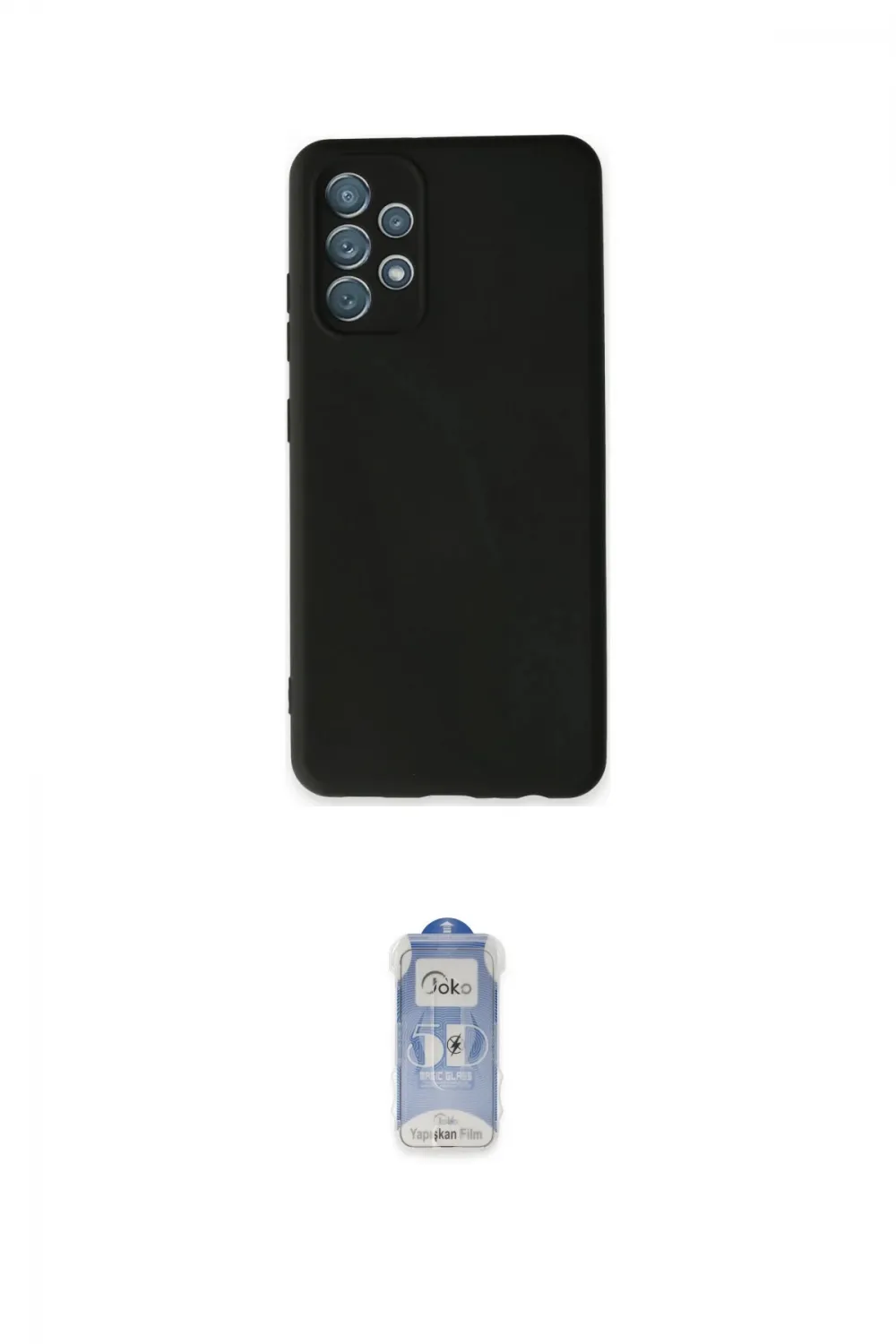 ieg™ Galaxy A13 4G Kılıf Ahenk Serisi - Siyah Joko Magic 5D Cam