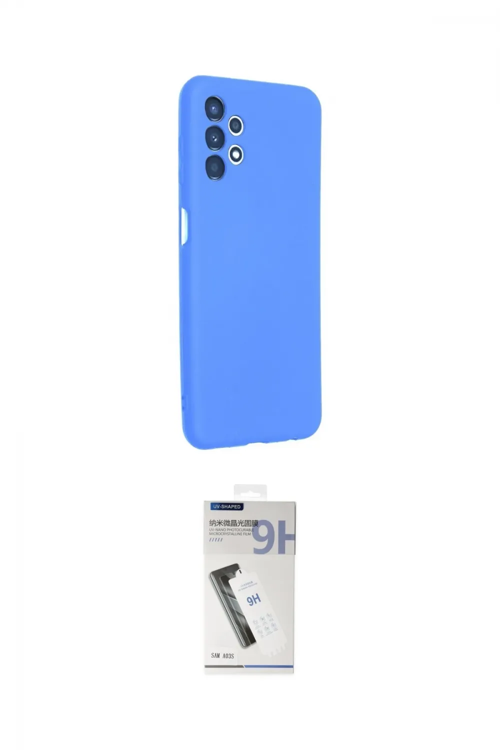 ieg™ Galaxy A13 4G Kılıf Kozmos Yansıma Özel Seri - Şeffaf Uv Polymer Nano Ekran Koruyucu