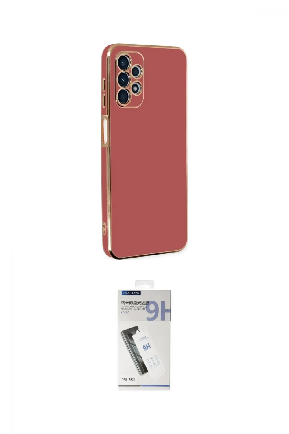 ieg™ Galaxy A13 4G Kılıf Yankı Serisi - Şeffaf Uv Polymer Nano Ekran Koruyucu