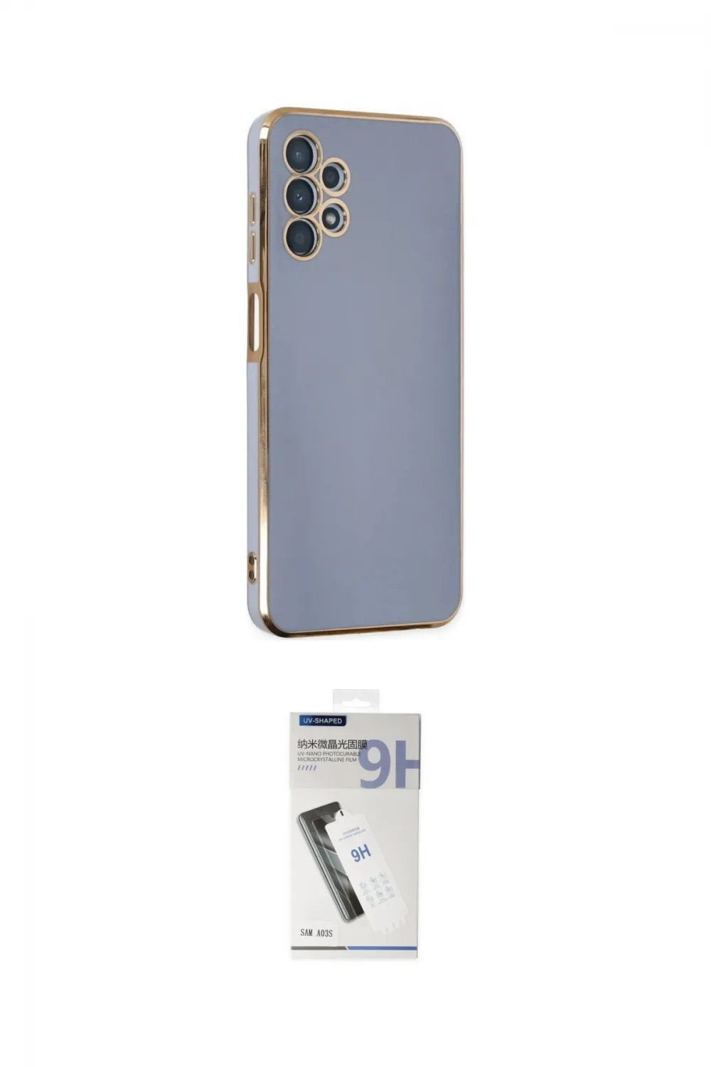 ieg™ Galaxy A13 4G Kılıf Yankı Serisi - Şeffaf Uv Polymer Nano Ekran Koruyucu