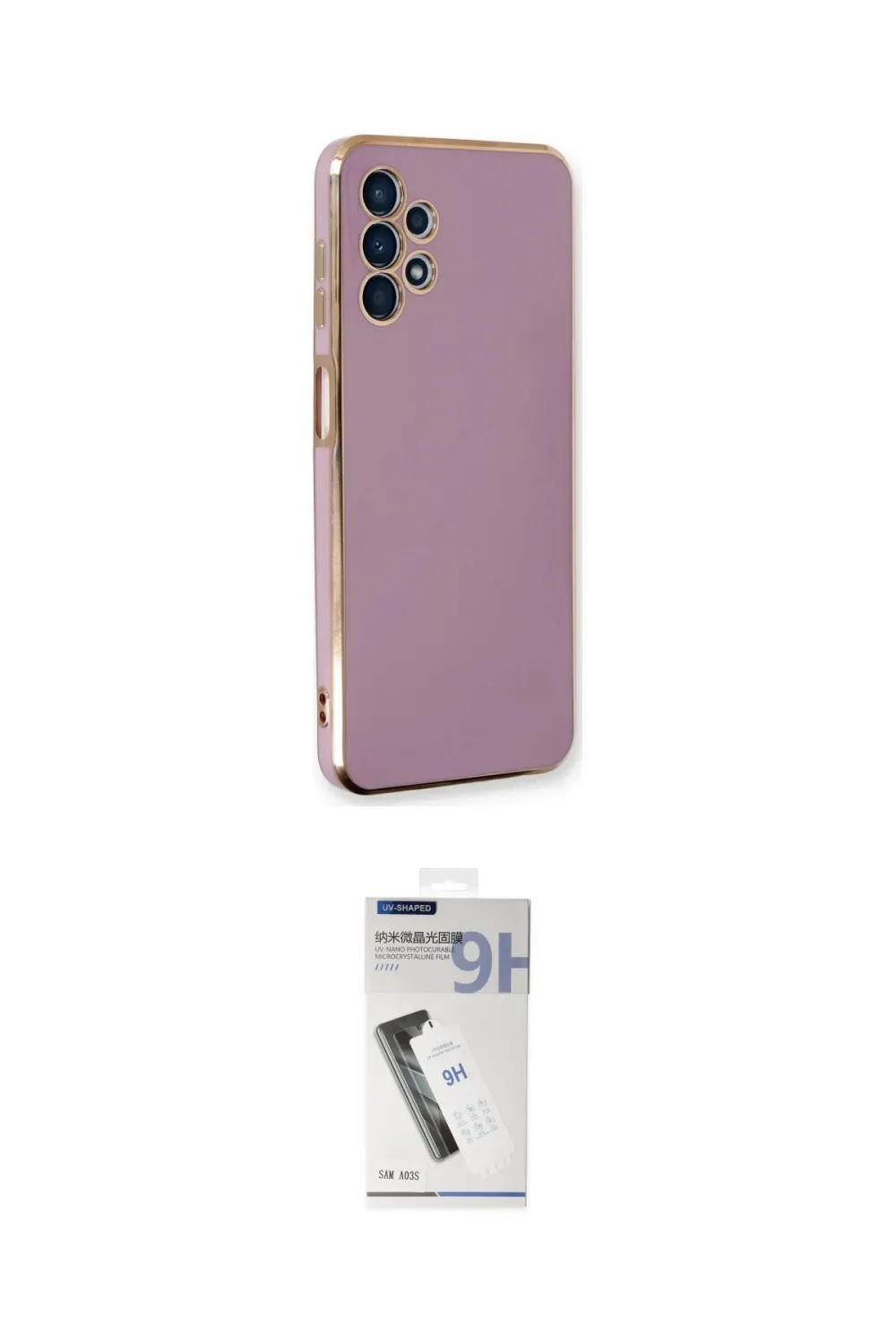ieg™ Galaxy A13 4G Kılıf Yankı Serisi - Şeffaf Uv Polymer Nano Ekran Koruyucu