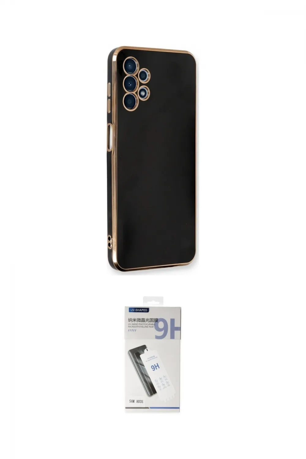 ieg™ Galaxy A13 4G Kılıf Yankı Serisi - Şeffaf Uv Polymer Nano Ekran Koruyucu