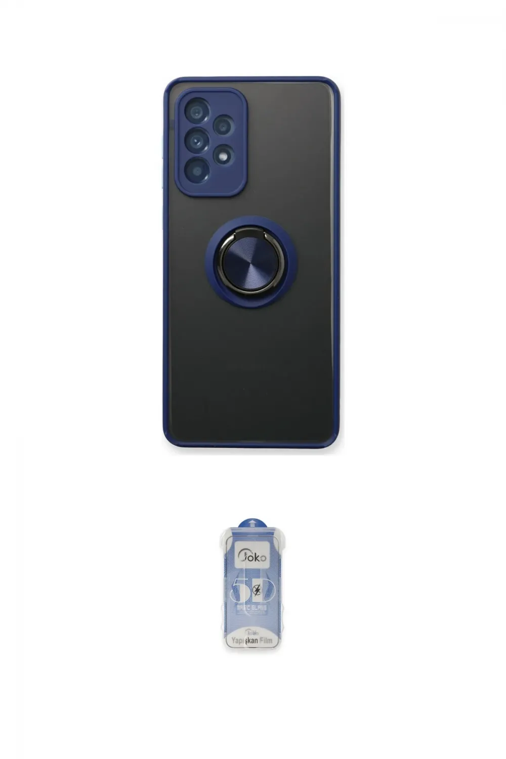 ieg™ Galaxy A13 4G Kılıf Yörünge Çizgi - Siyah Joko Magic 5D Cam