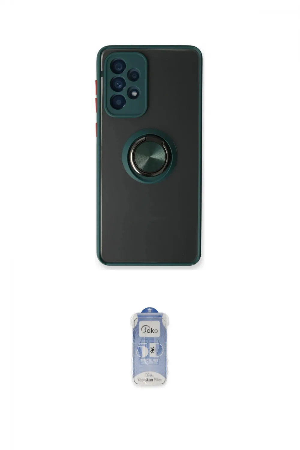 ieg™ Galaxy A13 4G Kılıf Yörünge Çizgi - Siyah Joko Magic 5D Cam
