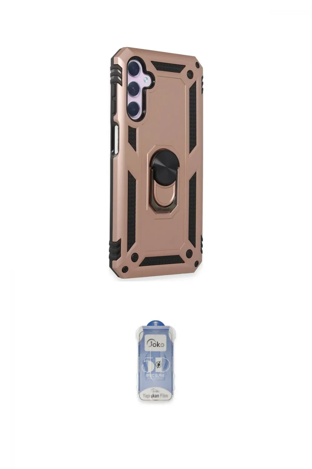 ieg™ Galaxy A14 4G Kılıf Ahenk Klasik Koleksiyonu - Siyah Joko Magic 5D Cam