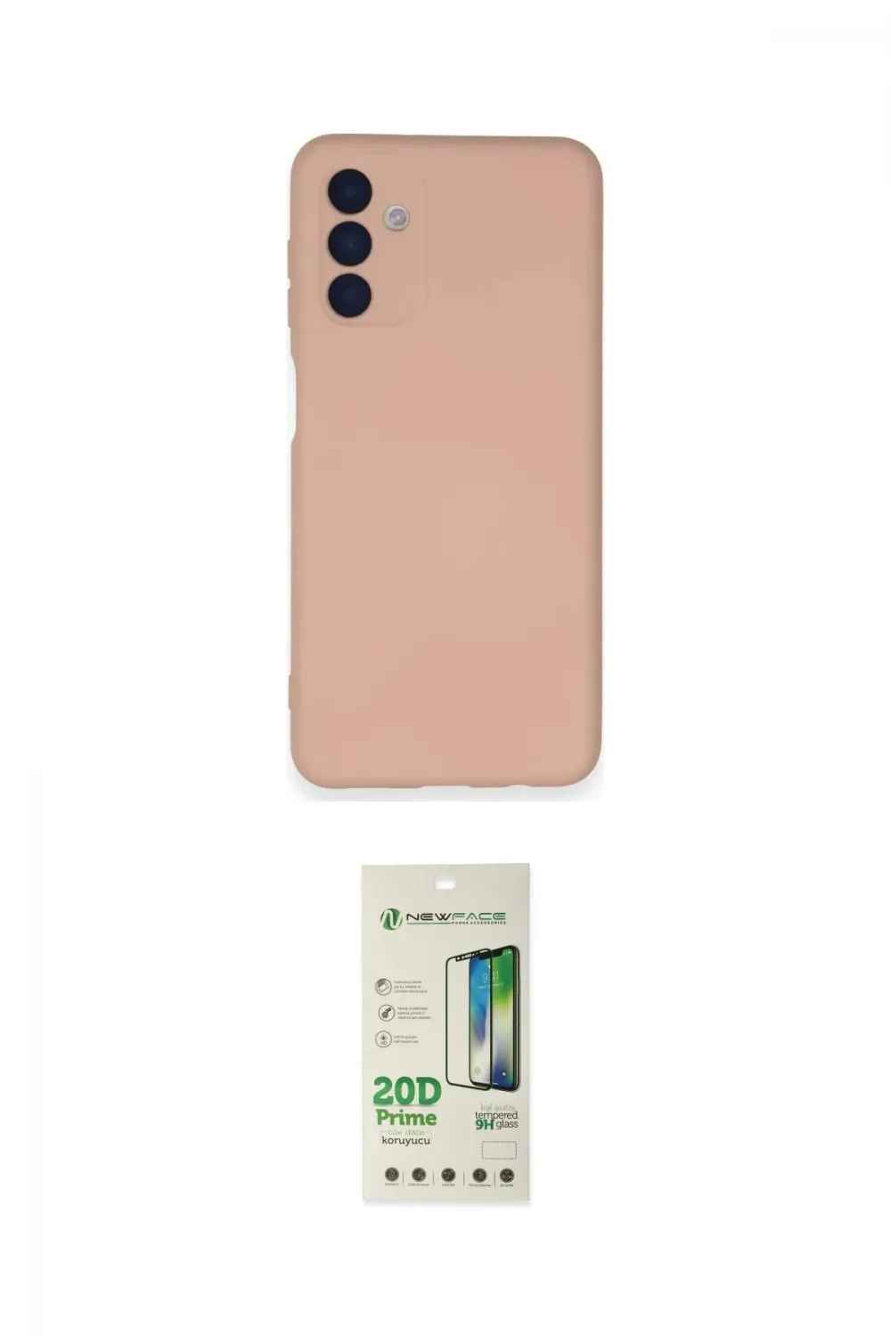 ieg™ Galaxy A14 4G Kılıf Ahenk Serisi - Siyah 20D Premium Cam Ekran Koruyucu