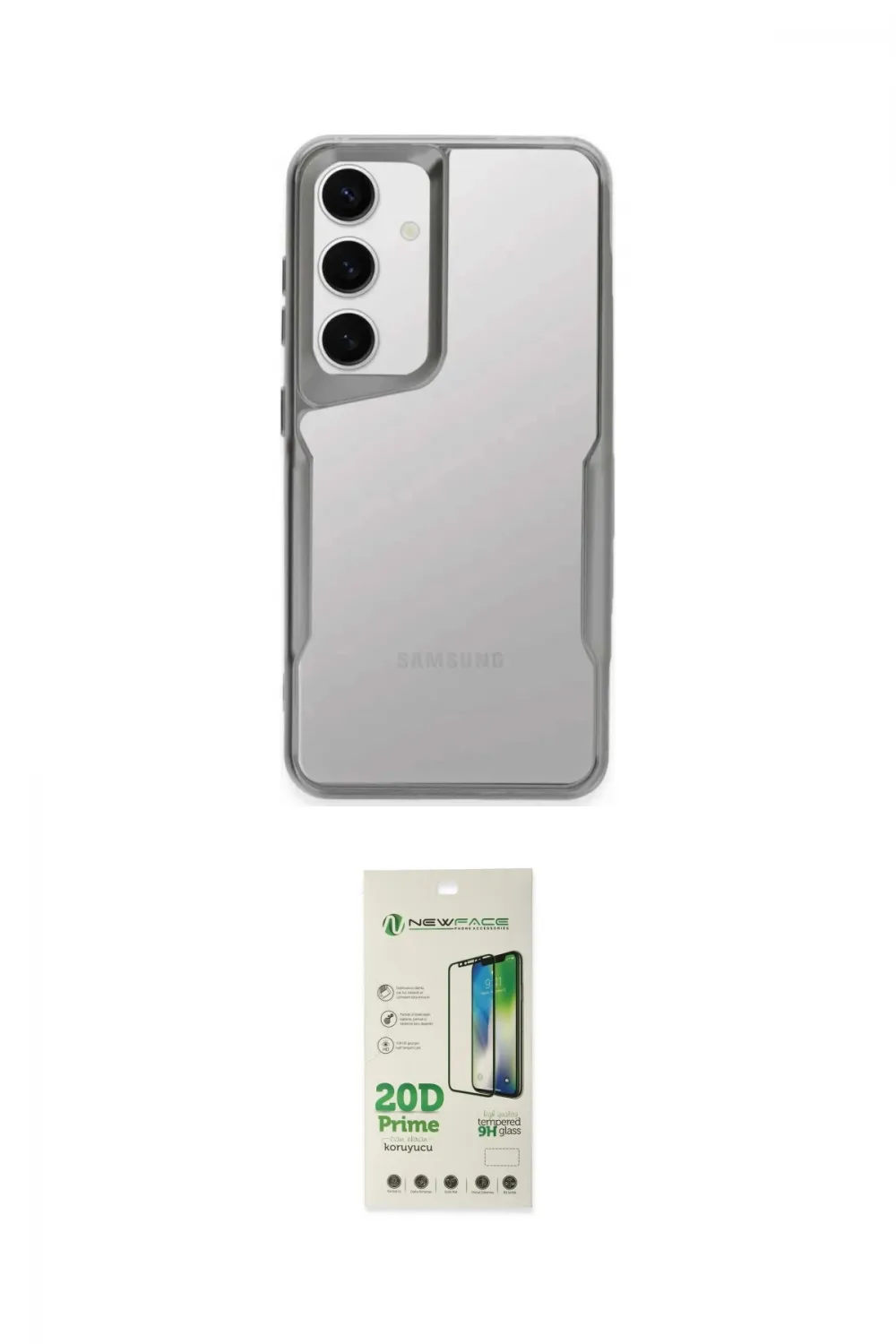 ieg™ Galaxy A14 4G Kılıf Akış Çizgi Koleksiyonu - Siyah 20D Premium Cam Ekran Koruyucu