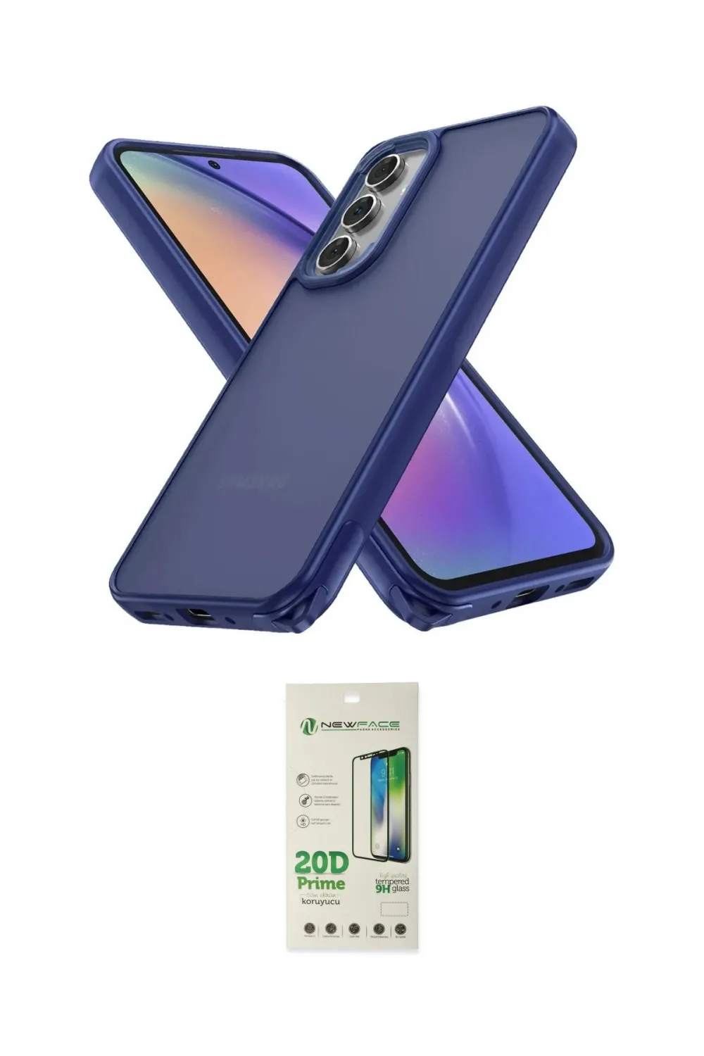 ieg™ Galaxy A14 4G Kılıf Atlas Form - Siyah 20D Premium Cam Ekran Koruyucu