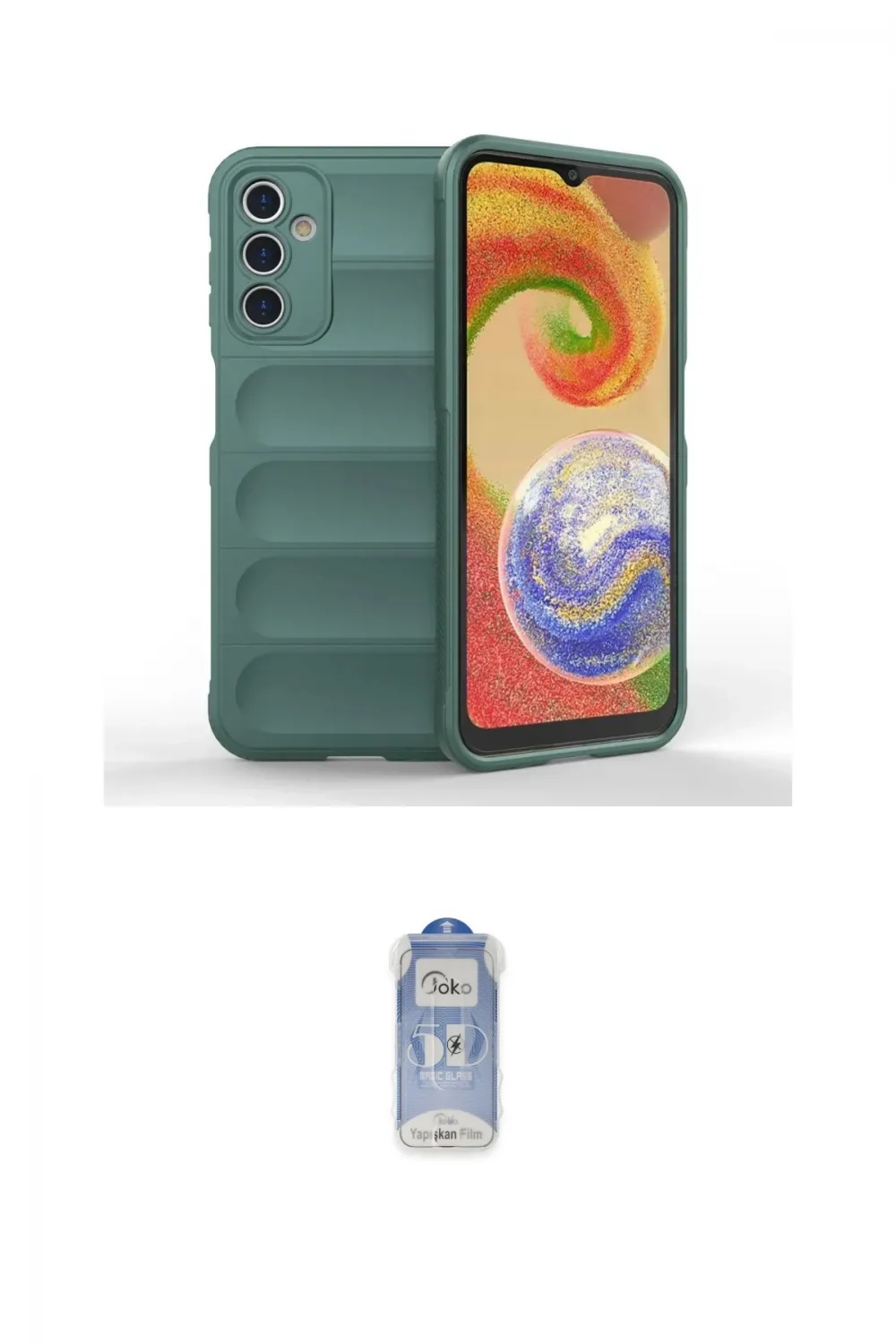 ieg™ Galaxy A14 4G Kılıf Atlas Koleksiyonu - Siyah Joko Magic 5D Cam