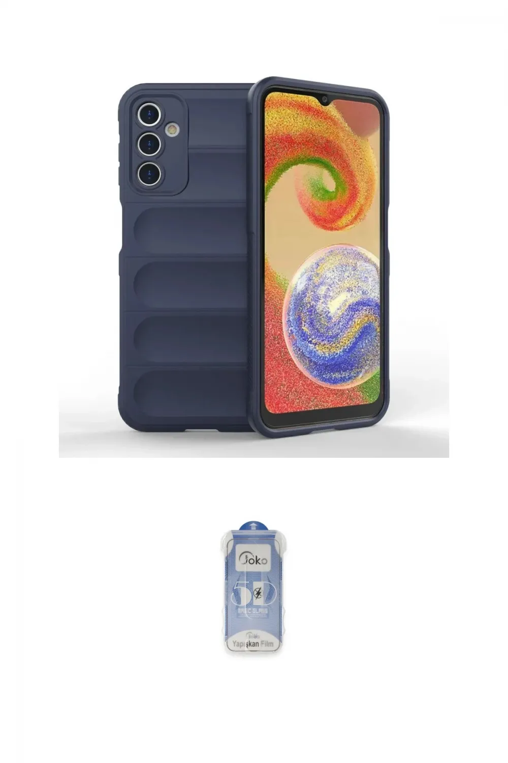 ieg™ Galaxy A14 4G Kılıf Atlas Koleksiyonu - Siyah Joko Magic 5D Cam