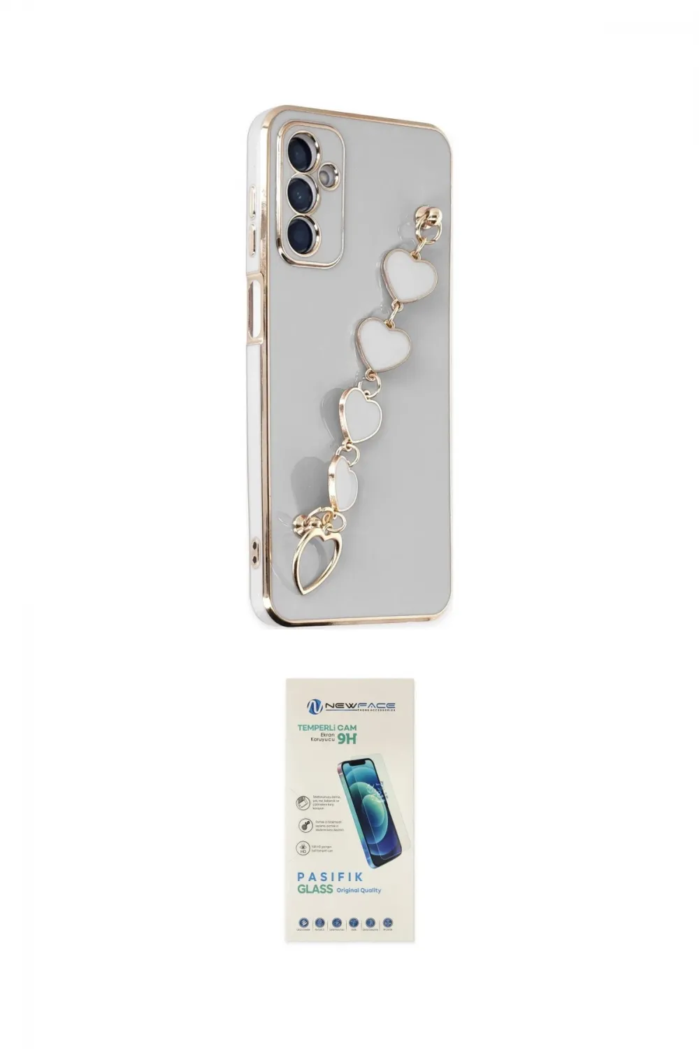 ieg™ Galaxy A14 4G Kılıf Nova Işık Prime - Şeffaf Pasifik Cam Ekran Koruyucu