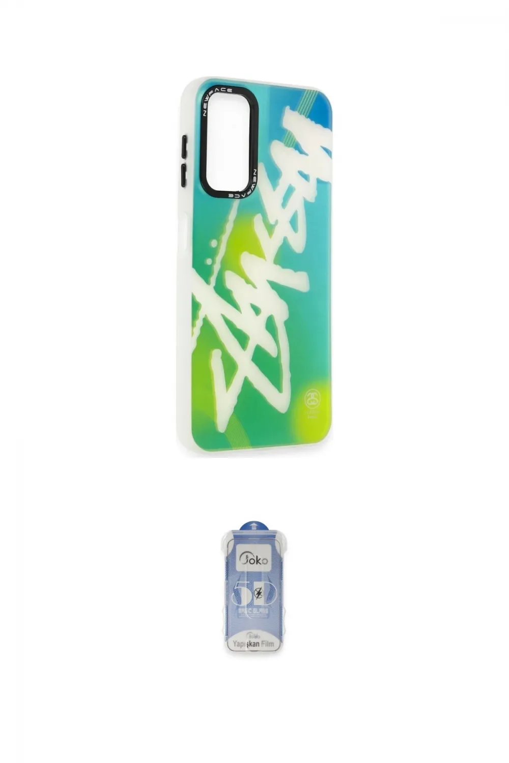 ieg™ Galaxy A14 4G Kılıf Siluet Çizgi Koleksiyonu - Siyah Joko Magic 5D Cam
