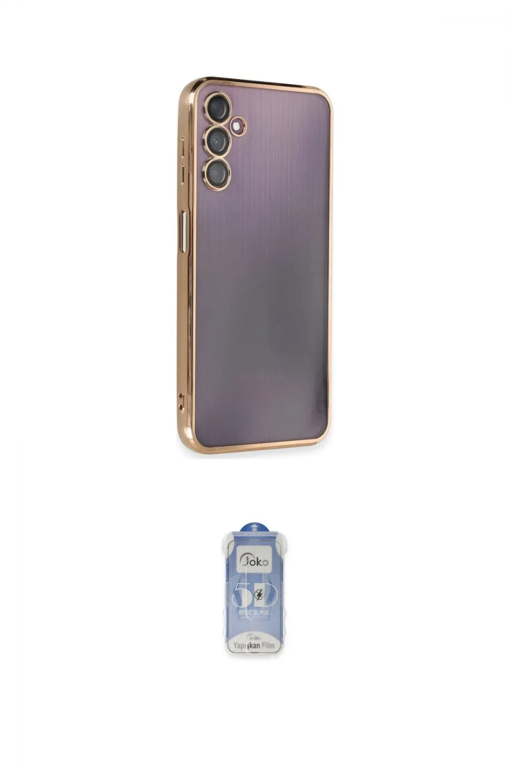 ieg™ Galaxy A14 4G Kılıf Vadi Minimal - Siyah Joko Magic 5D Cam