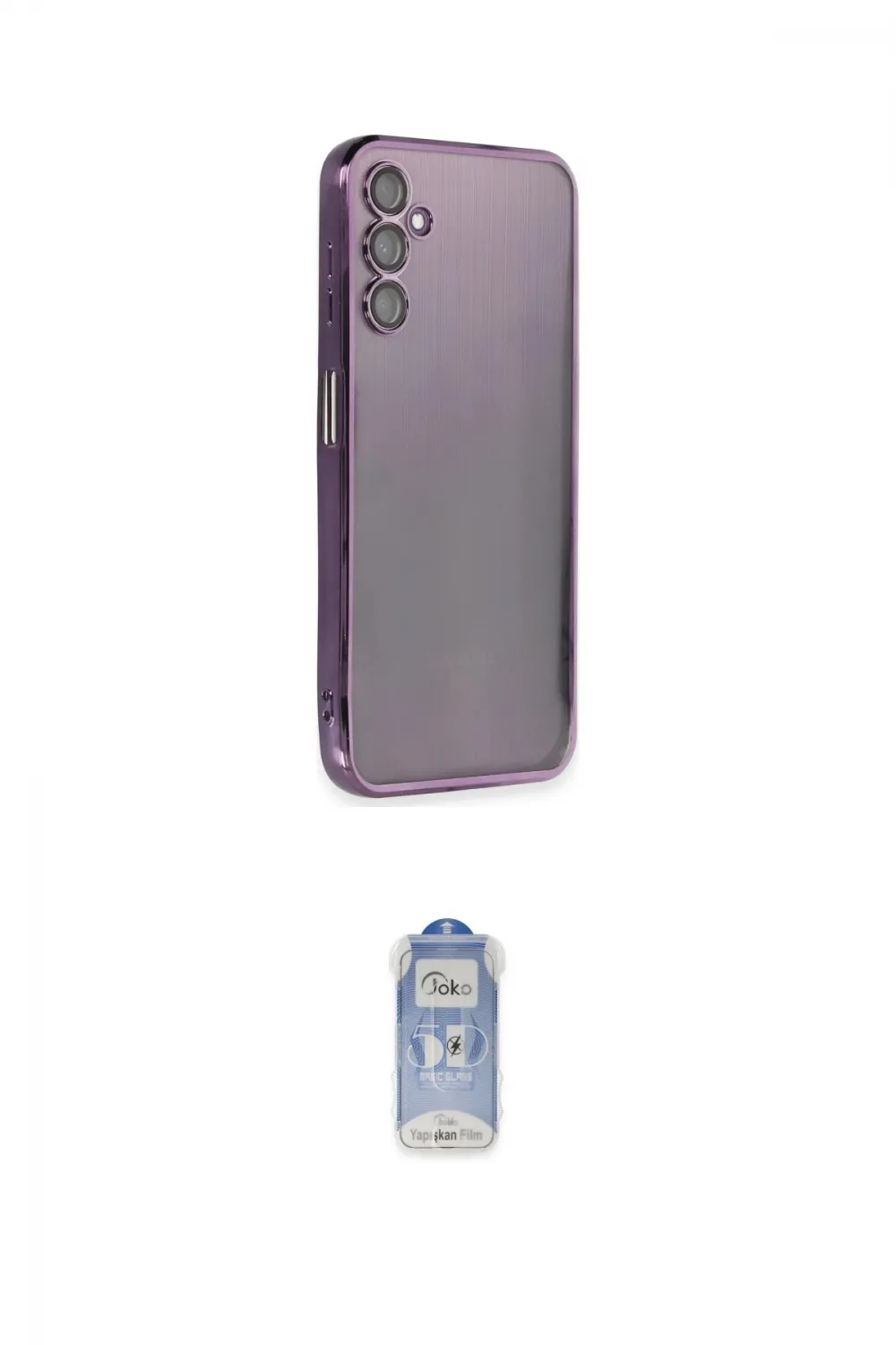 ieg™ Galaxy A14 4G Kılıf Vadi Minimal - Siyah Joko Magic 5D Cam
