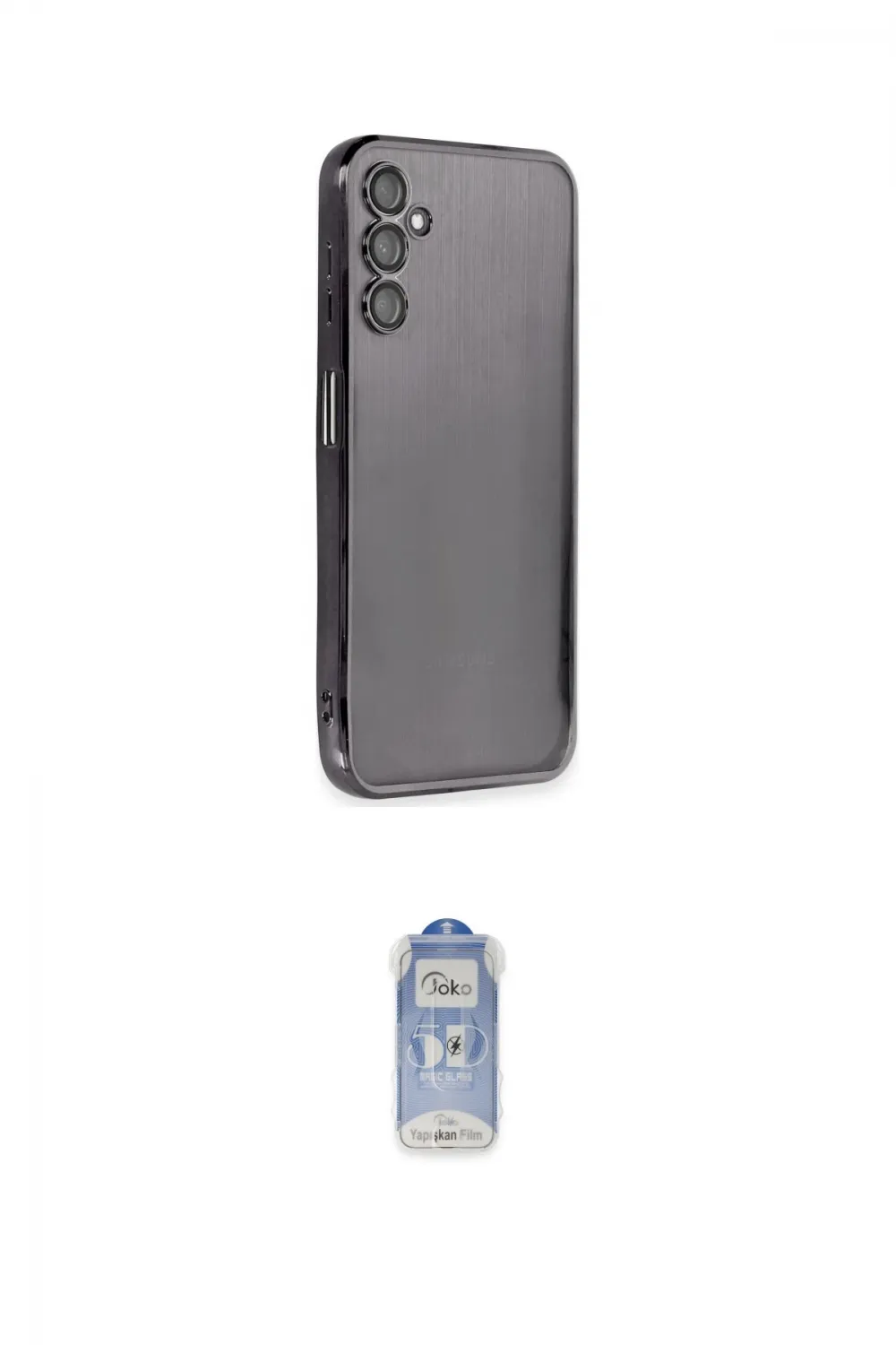 ieg™ Galaxy A14 4G Kılıf Vadi Minimal - Siyah Joko Magic 5D Cam