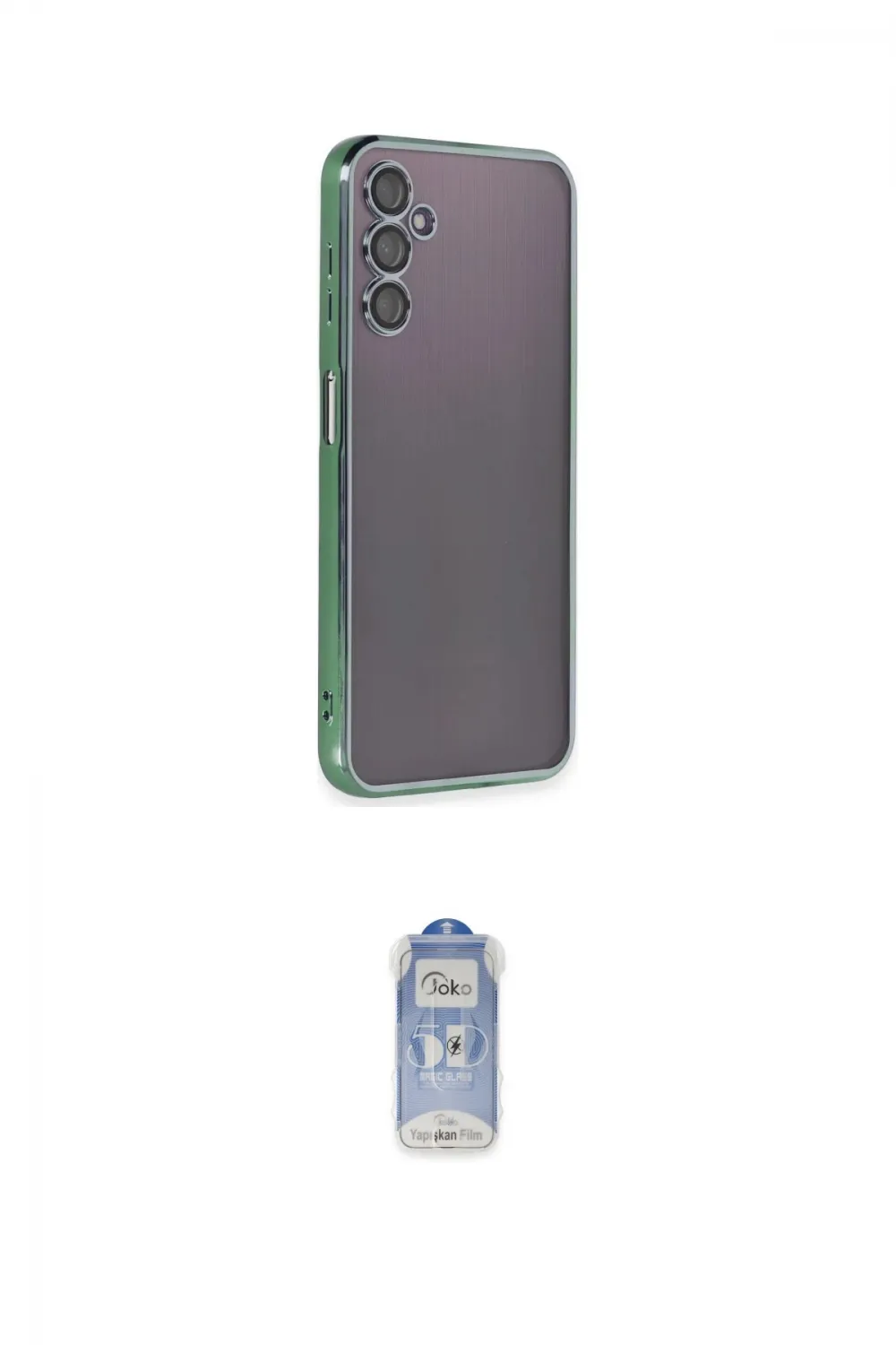 ieg™ Galaxy A14 4G Kılıf Vadi Minimal - Siyah Joko Magic 5D Cam