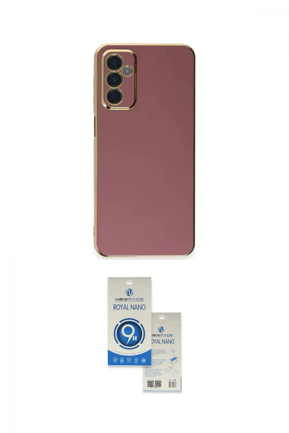 ieg™ Galaxy A14 4G Kılıf Yankı Serisi - Şeffaf Royal Nano Ekran Koruyucu