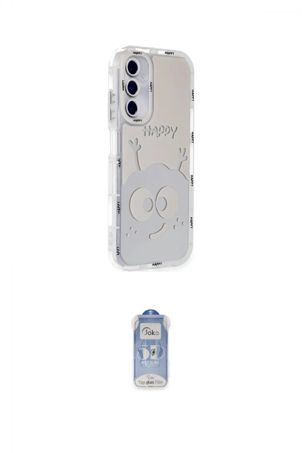 ieg™ Galaxy A15 4G Kılıf Ahenk Modern Serisi - Siyah Joko Magic 5D Cam