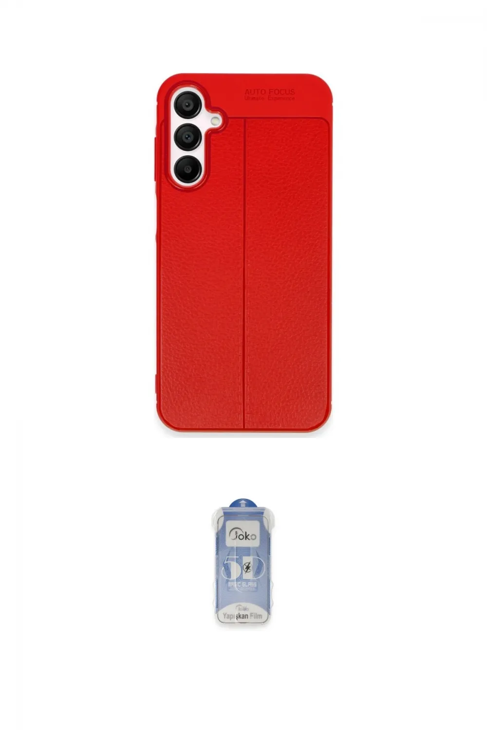 ieg™ Galaxy A15 4G Kılıf Doruk Klasik Özel Seri - Siyah Joko Magic 5D Cam