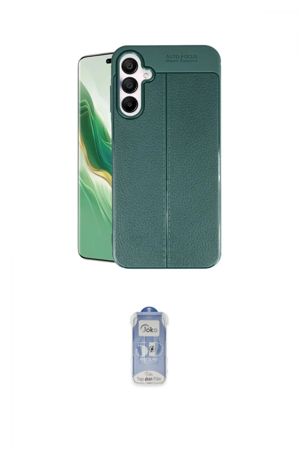 ieg™ Galaxy A15 4G Kılıf Doruk Klasik Özel Seri - Siyah Joko Magic 5D Cam