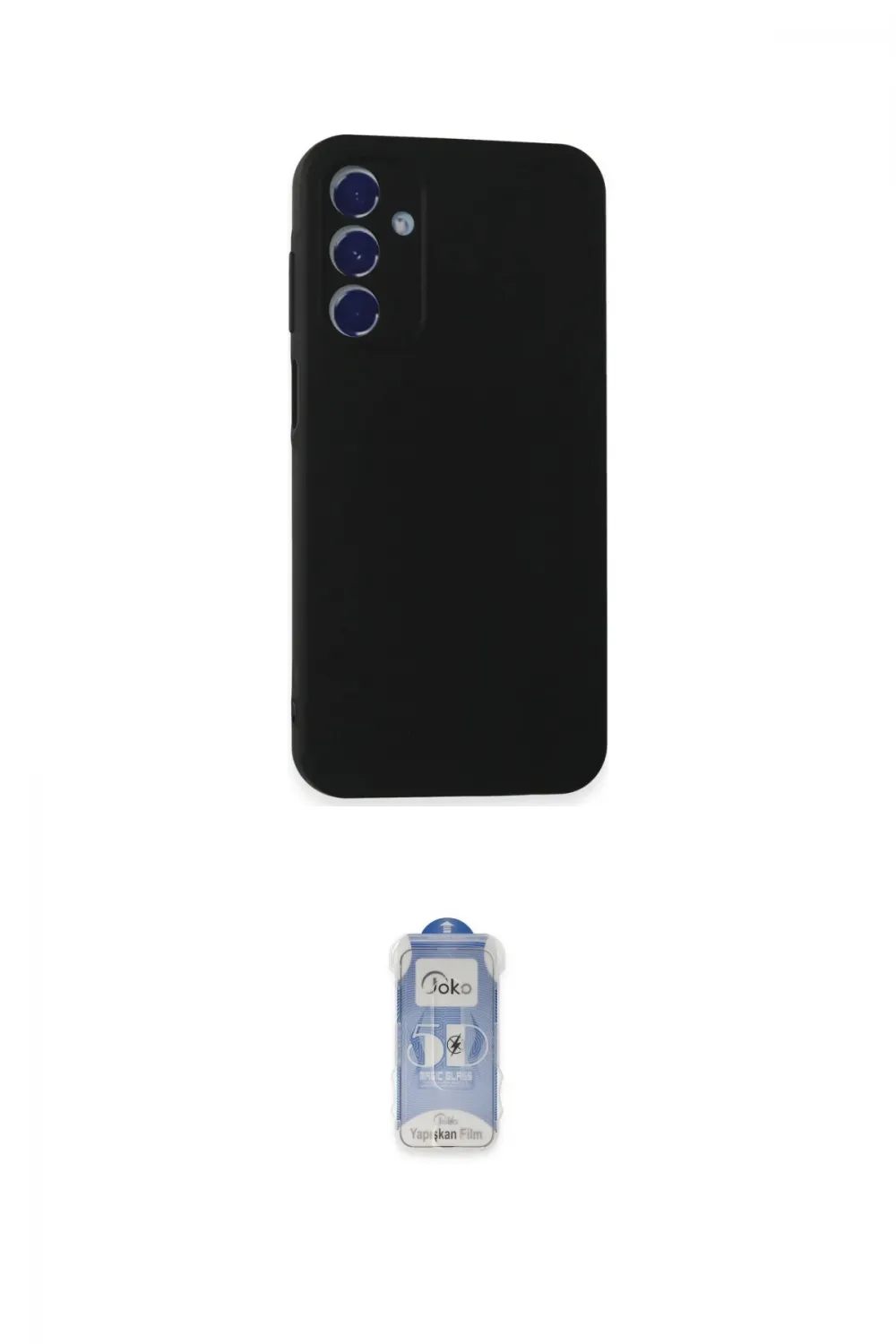 ieg™ Galaxy A15 4G Kılıf Kozmos Yansıma Özel Seri - Siyah Joko Magic 5D Cam