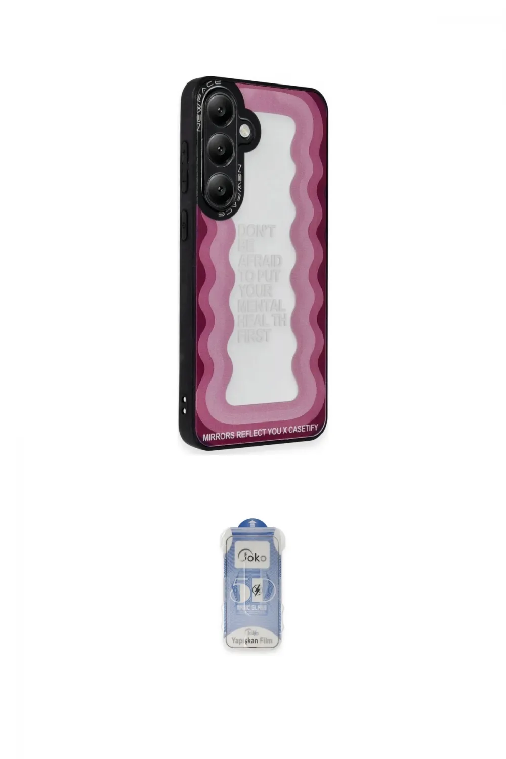 ieg™ Galaxy A15 4G Kılıf Odak Klasik Serisi - Siyah Joko Magic 5D Cam