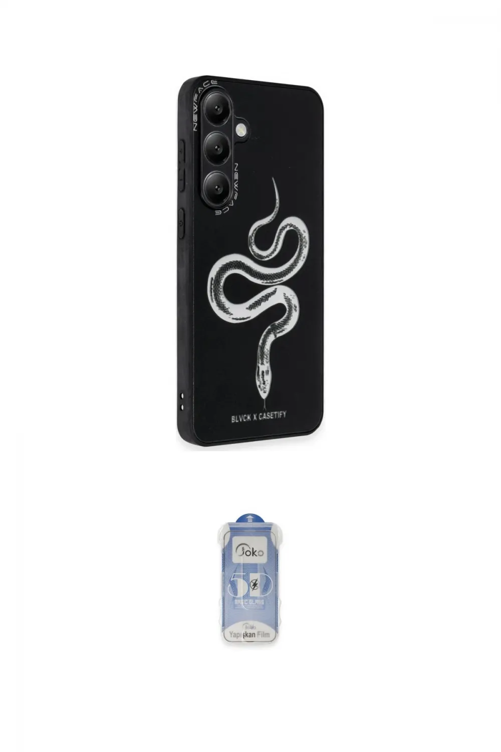 ieg™ Galaxy A15 4G Kılıf Odak Klasik Serisi - Siyah Joko Magic 5D Cam