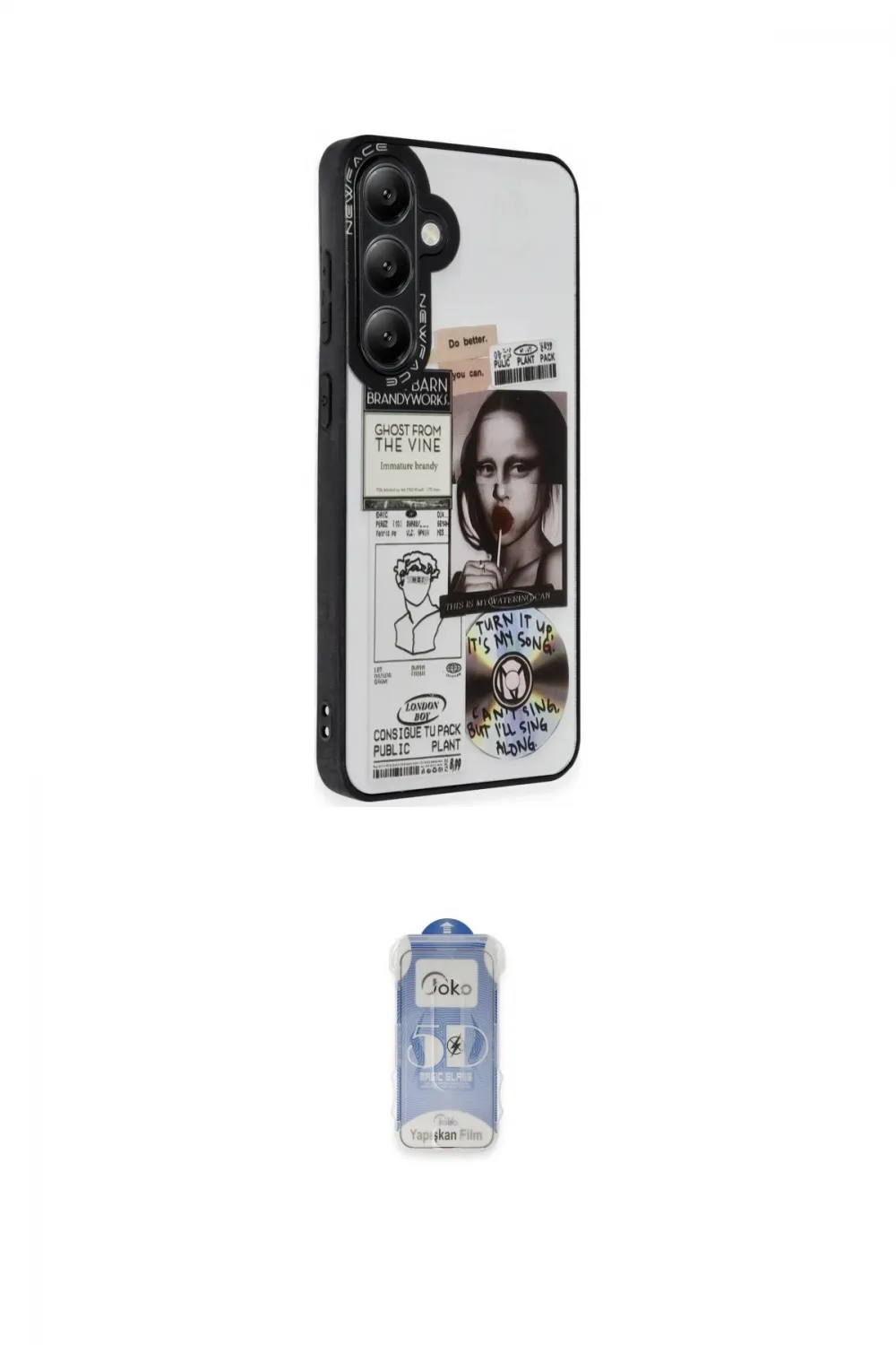 ieg™ Galaxy A15 4G Kılıf Odak Klasik Serisi - Siyah Joko Magic 5D Cam