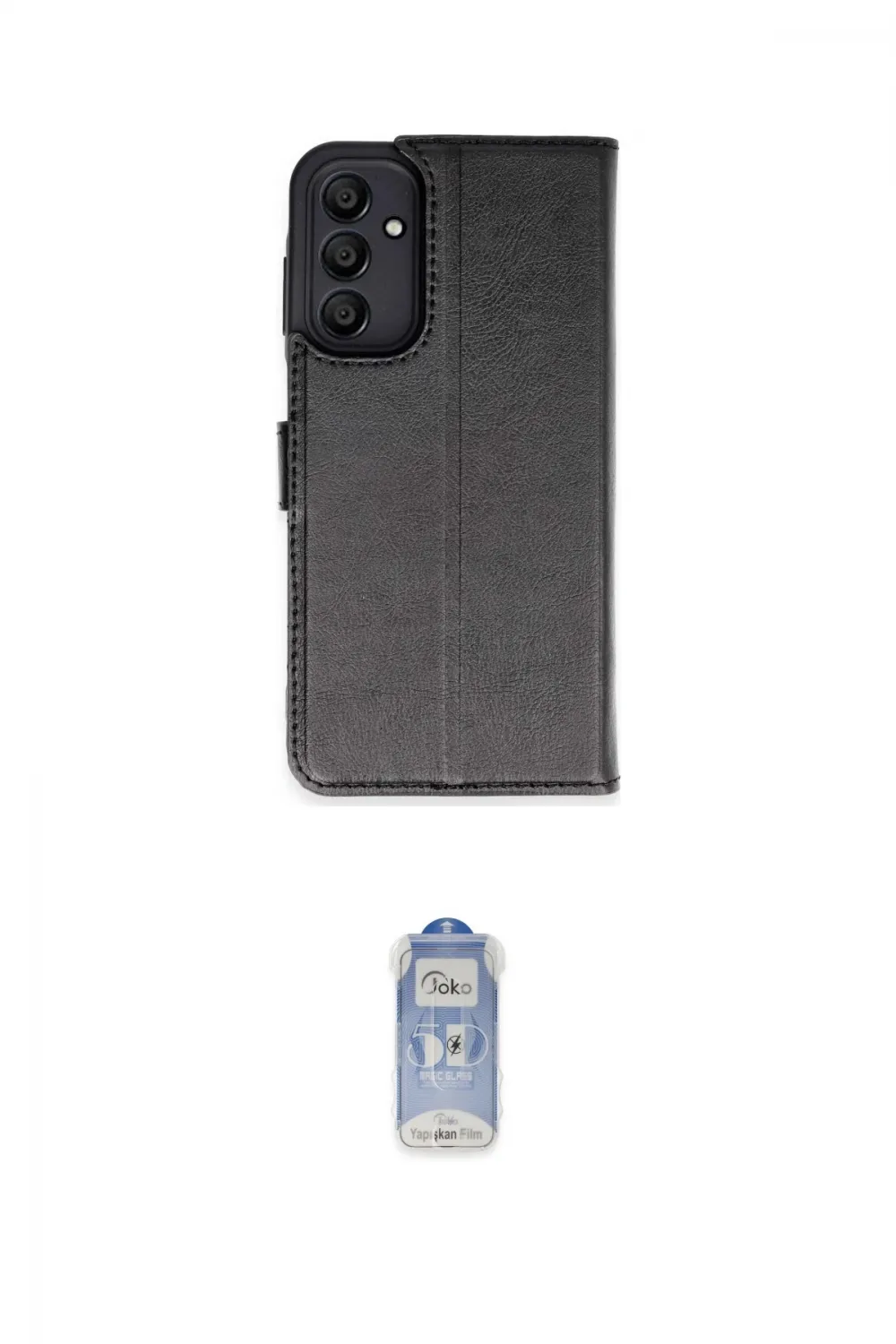 ieg™ Galaxy A15 4G Kılıf Siluet Işık Serisi - Siyah Joko Magic 5D Cam