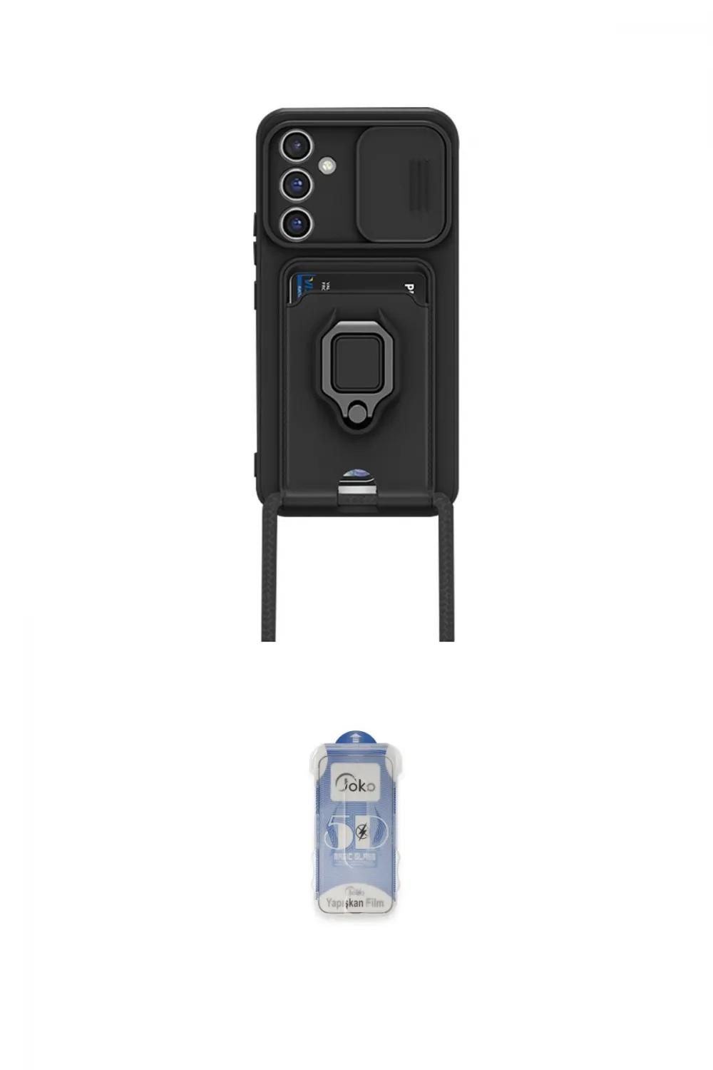 ieg™ Galaxy A15 4G Kılıf Vadi Form Prime - Siyah Joko Magic 5D Cam