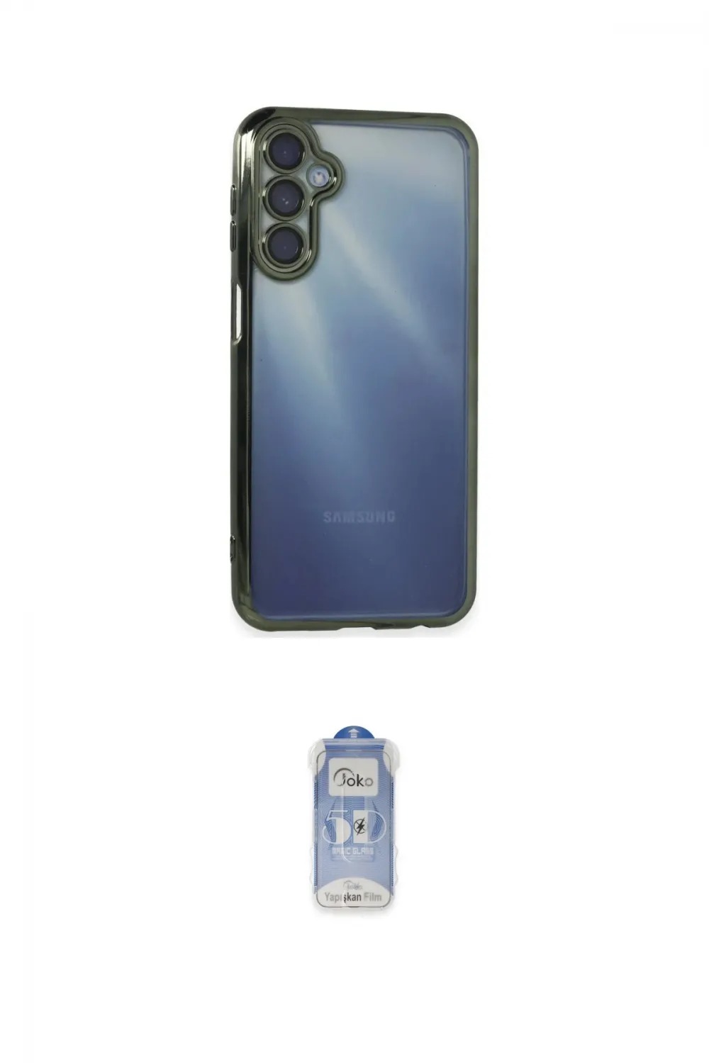 ieg™ Galaxy A15 4G Kılıf Vadi Minimal - Siyah Joko Magic 5D Cam