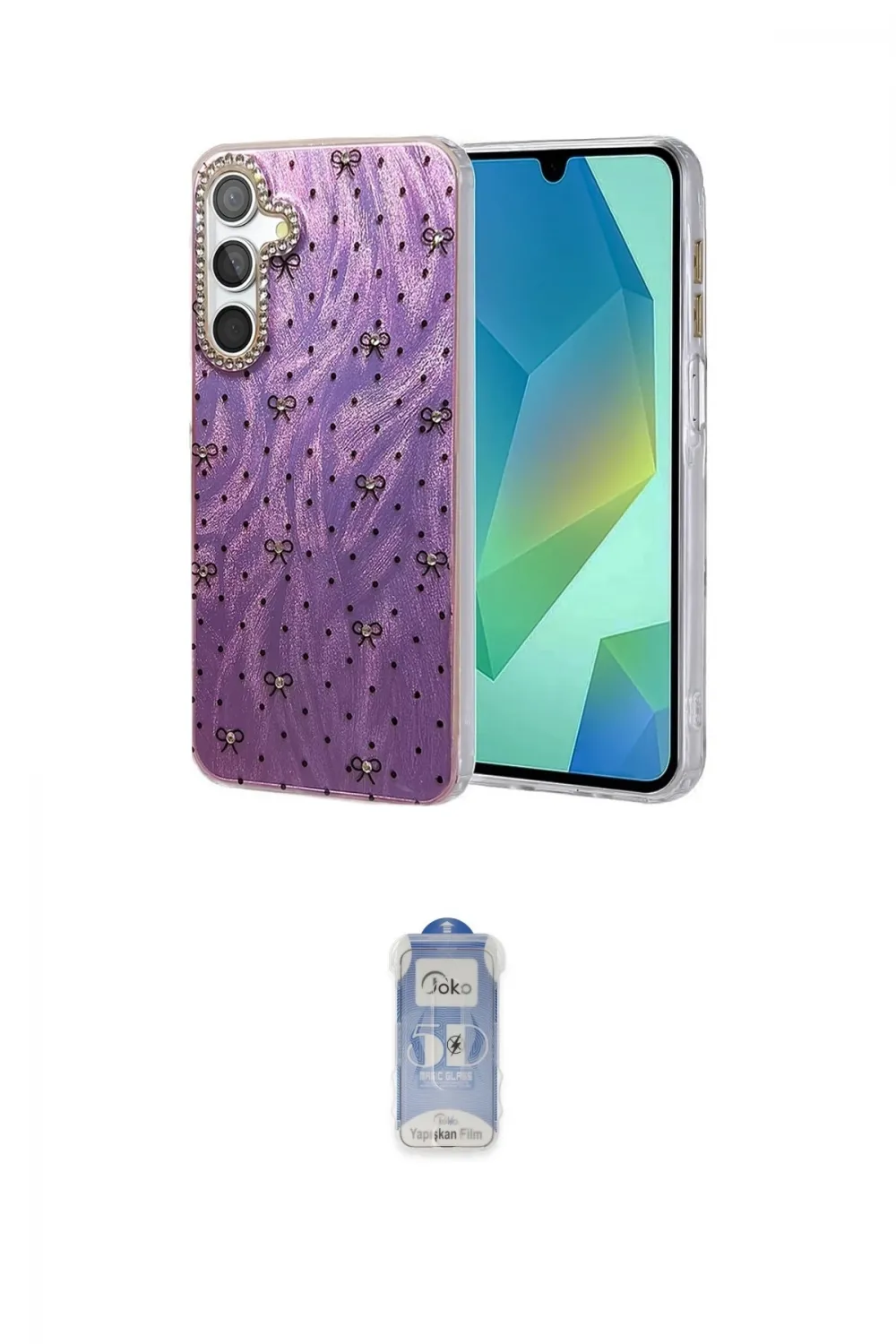 ieg™ Galaxy A15 4G Kılıf Zirve Modern Prime - Siyah Joko Magic 5D Cam