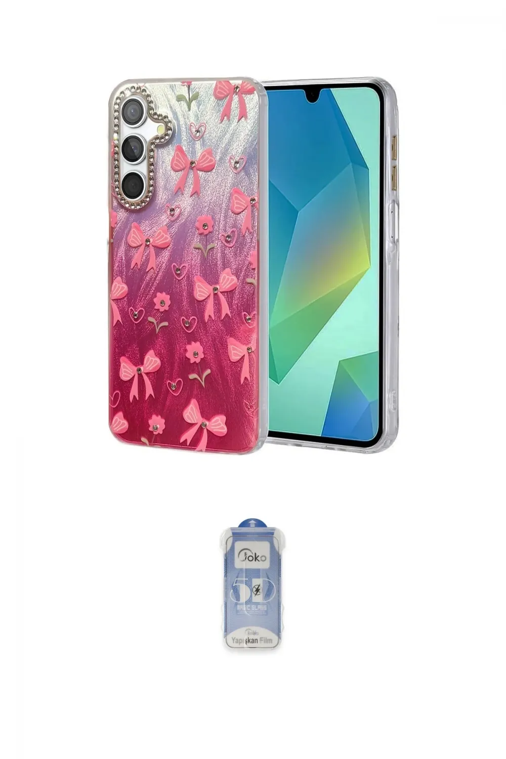 ieg™ Galaxy A15 4G Kılıf Zirve Modern Prime - Siyah Joko Magic 5D Cam