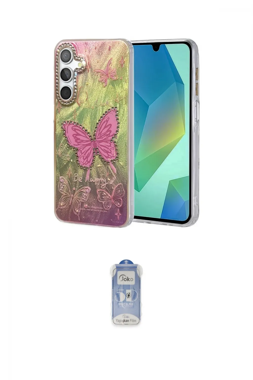 ieg™ Galaxy A15 4G Kılıf Zirve Modern Prime - Siyah Joko Magic 5D Cam