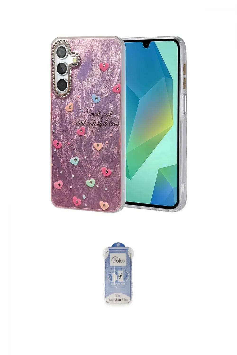 ieg™ Galaxy A15 4G Kılıf Zirve Modern Prime - Siyah Joko Magic 5D Cam
