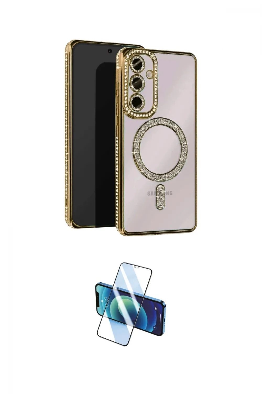 ieg™ Galaxy A17 5G Kılıf Zirve Doku Prime - Siyah 3D Antistatik Seramik Nano Ekran Koruyucu