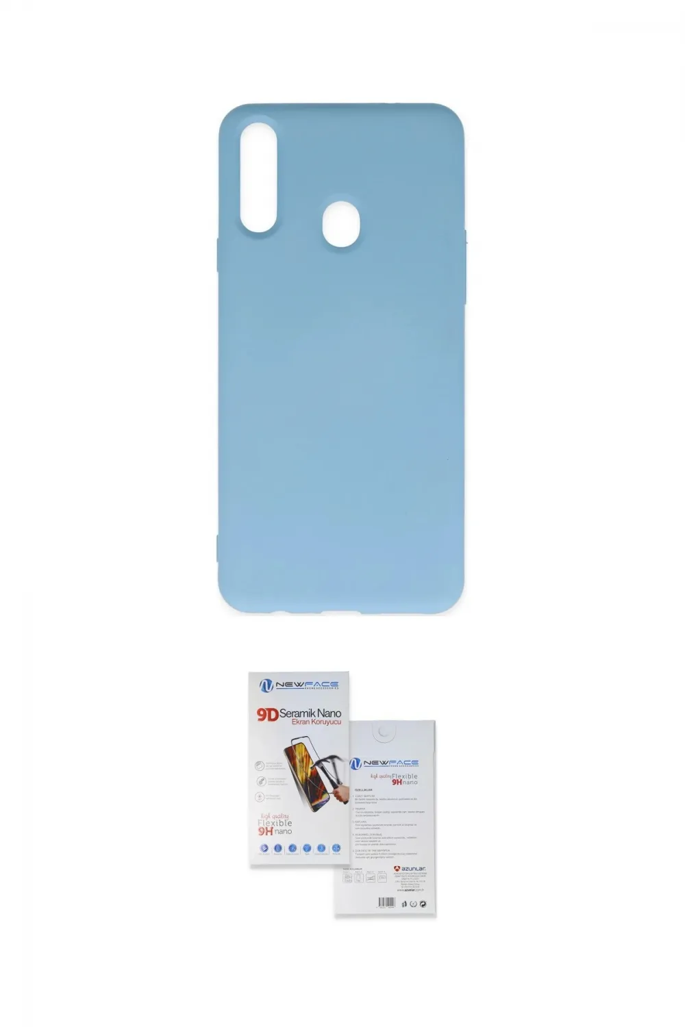 ieg™ Galaxy A20S Kılıf Ahenk Serisi - Siyah Seramik Nano Ekran Koruyucu