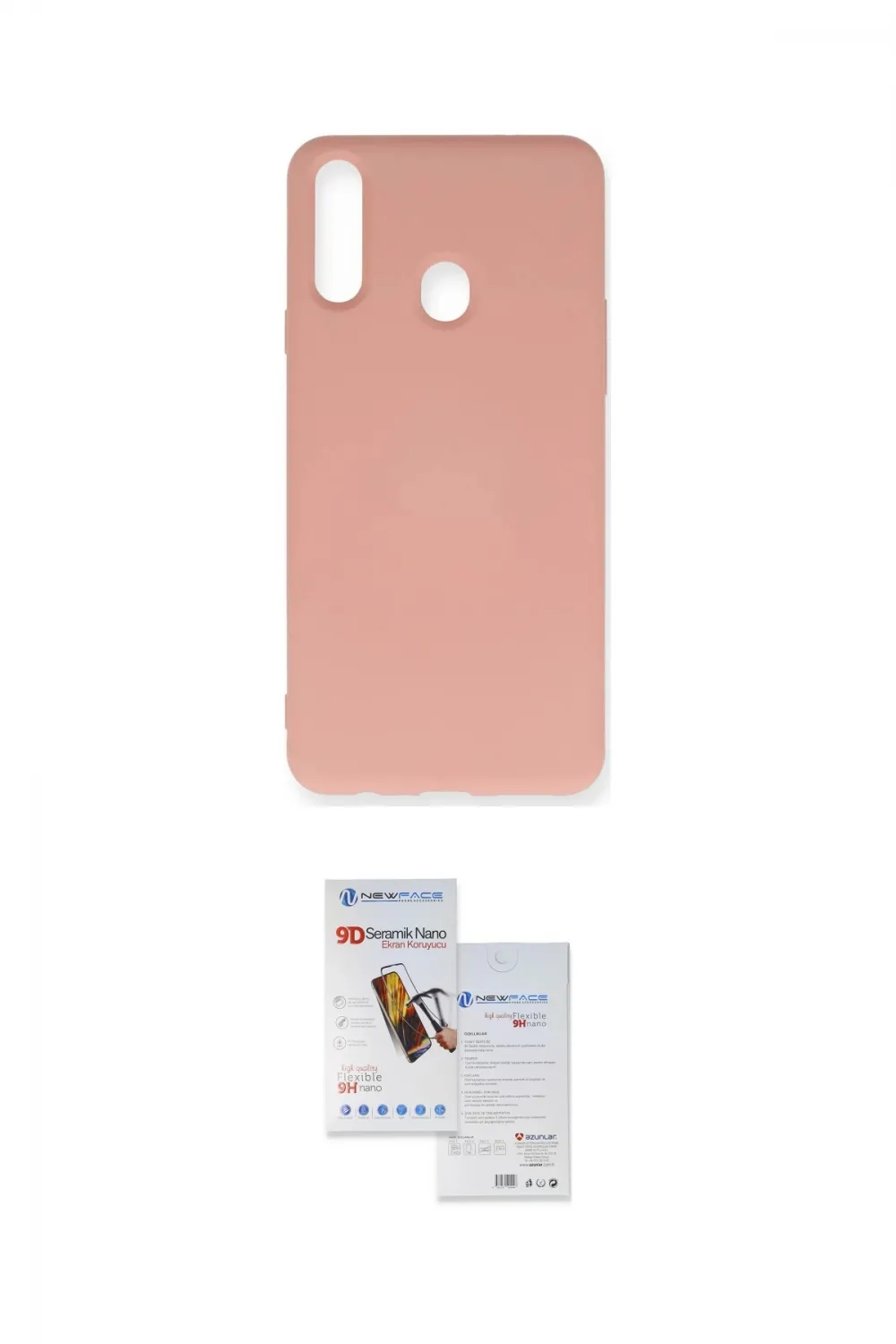 ieg™ Galaxy A20S Kılıf Ahenk Serisi - Siyah Seramik Nano Ekran Koruyucu