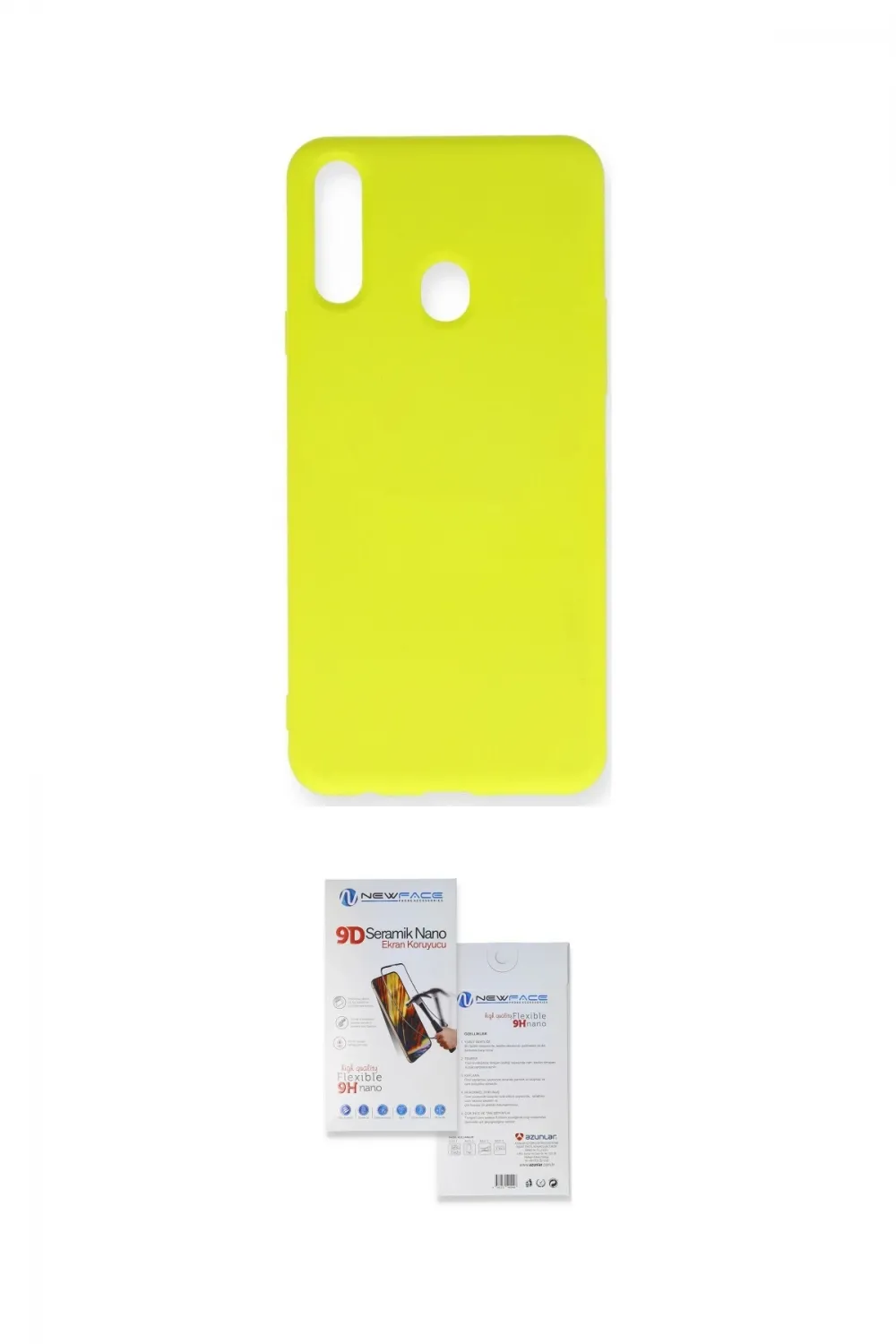 ieg™ Galaxy A20S Kılıf Ahenk Serisi - Siyah Seramik Nano Ekran Koruyucu