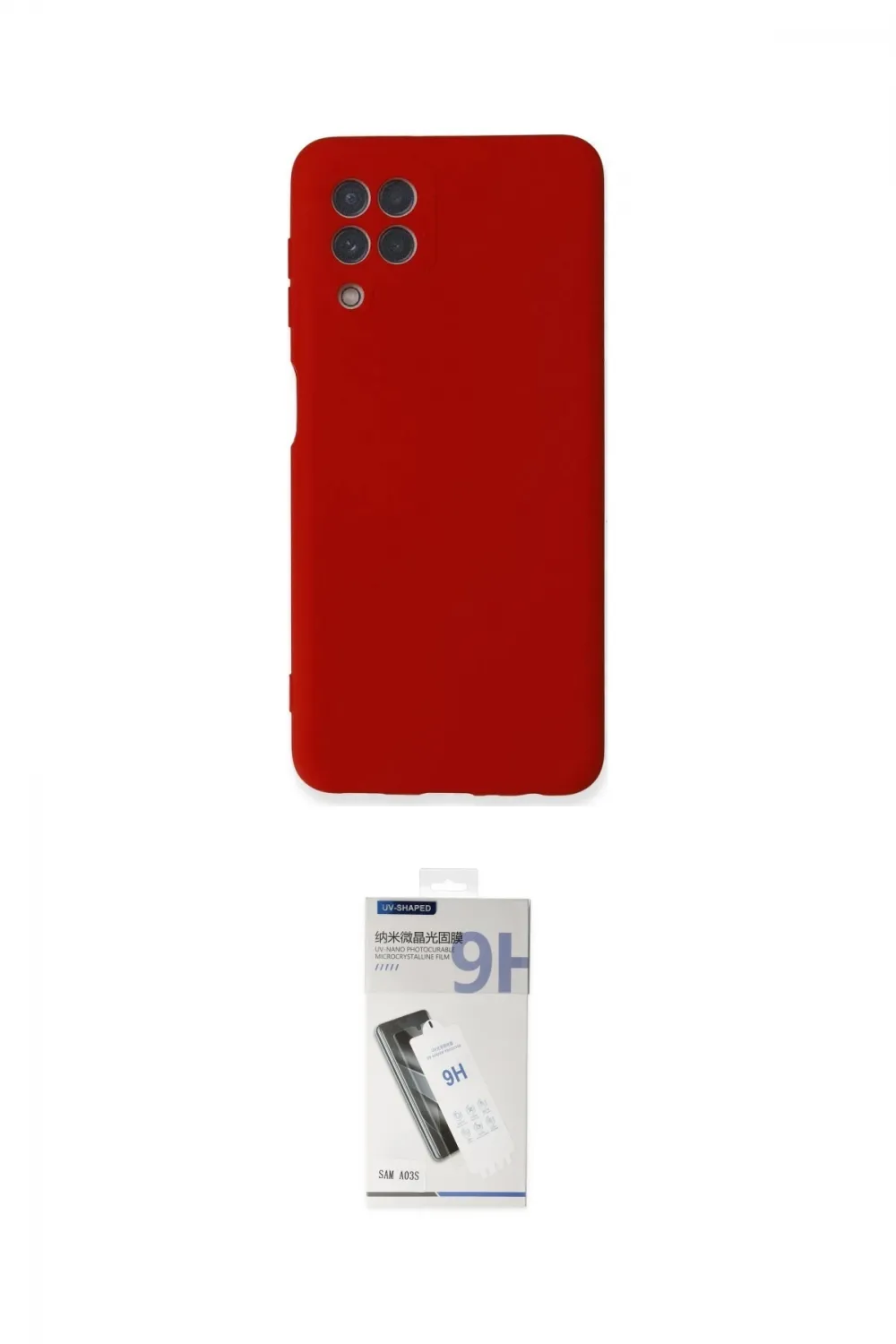 ieg™ Galaxy A22 Kılıf Ahenk Serisi - Şeffaf Uv Polymer Nano Ekran Koruyucu