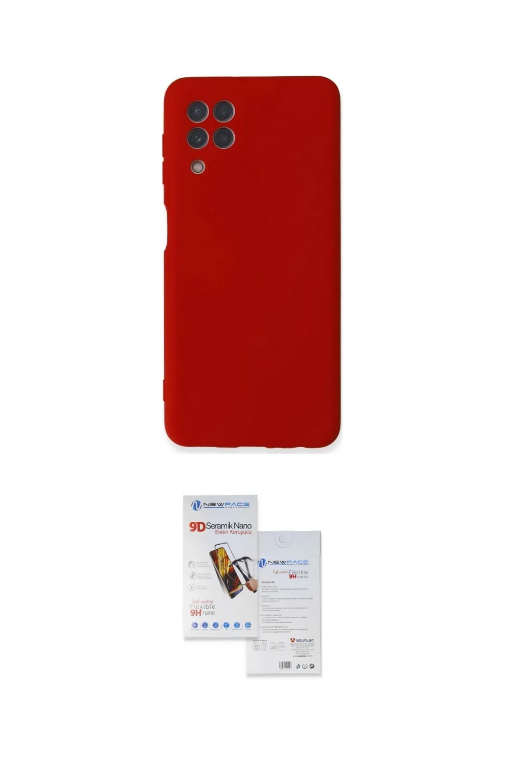 ieg™ Galaxy A22 Kılıf Ahenk Serisi - Siyah Seramik Nano Ekran Koruyucu