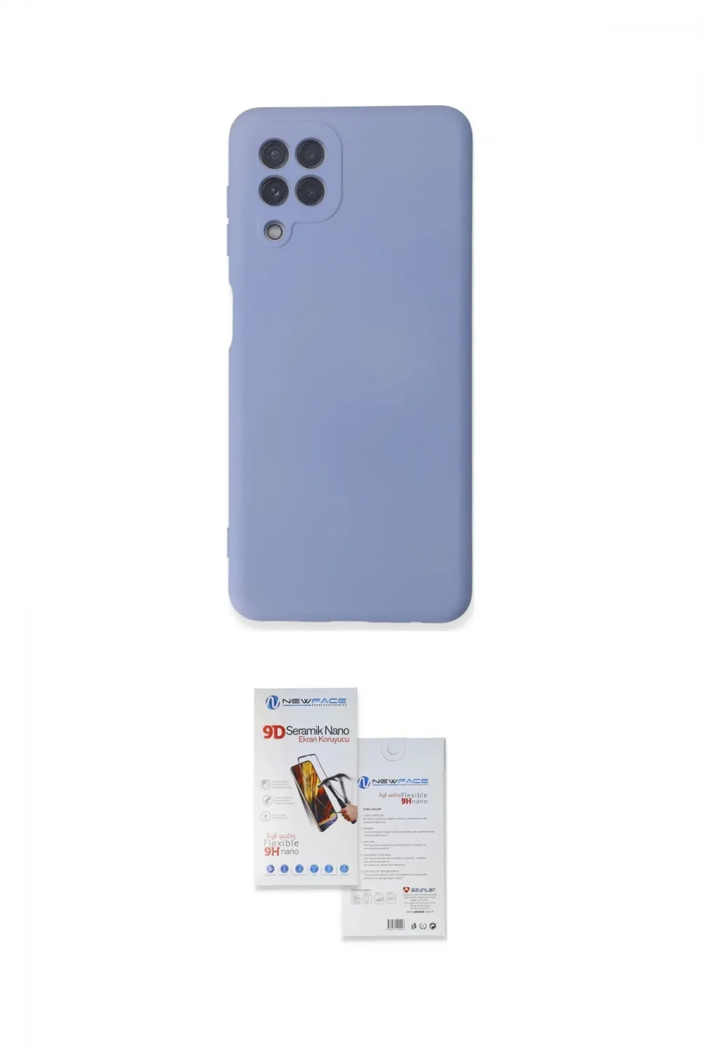 ieg™ Galaxy A22 Kılıf Ahenk Serisi - Siyah Seramik Nano Ekran Koruyucu