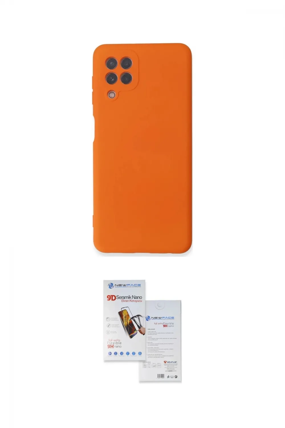 ieg™ Galaxy A22 Kılıf Ahenk Serisi - Siyah Seramik Nano Ekran Koruyucu