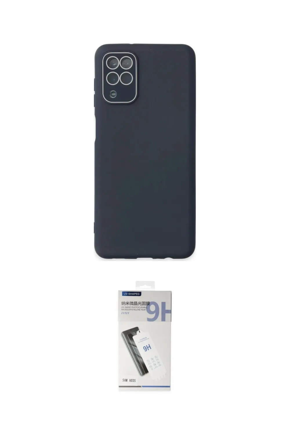 ieg™ Galaxy A22 Kılıf Çekirdek Modern Serisi - Şeffaf Uv Polymer Nano Ekran Koruyucu