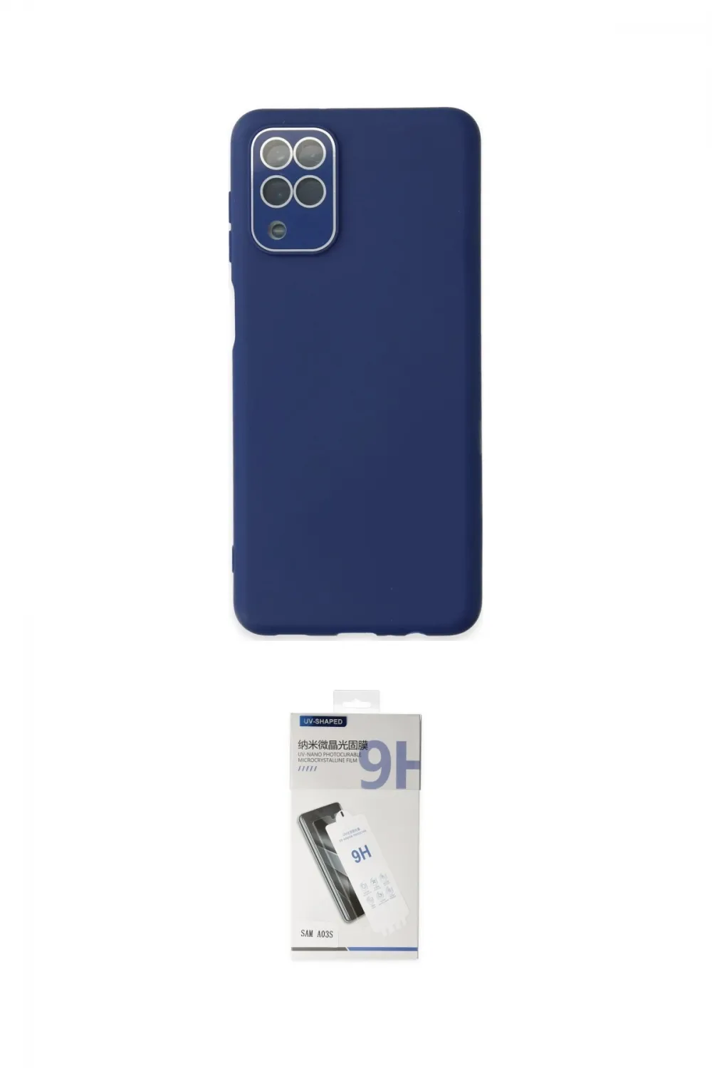 ieg™ Galaxy A22 Kılıf Çekirdek Modern Serisi - Şeffaf Uv Polymer Nano Ekran Koruyucu